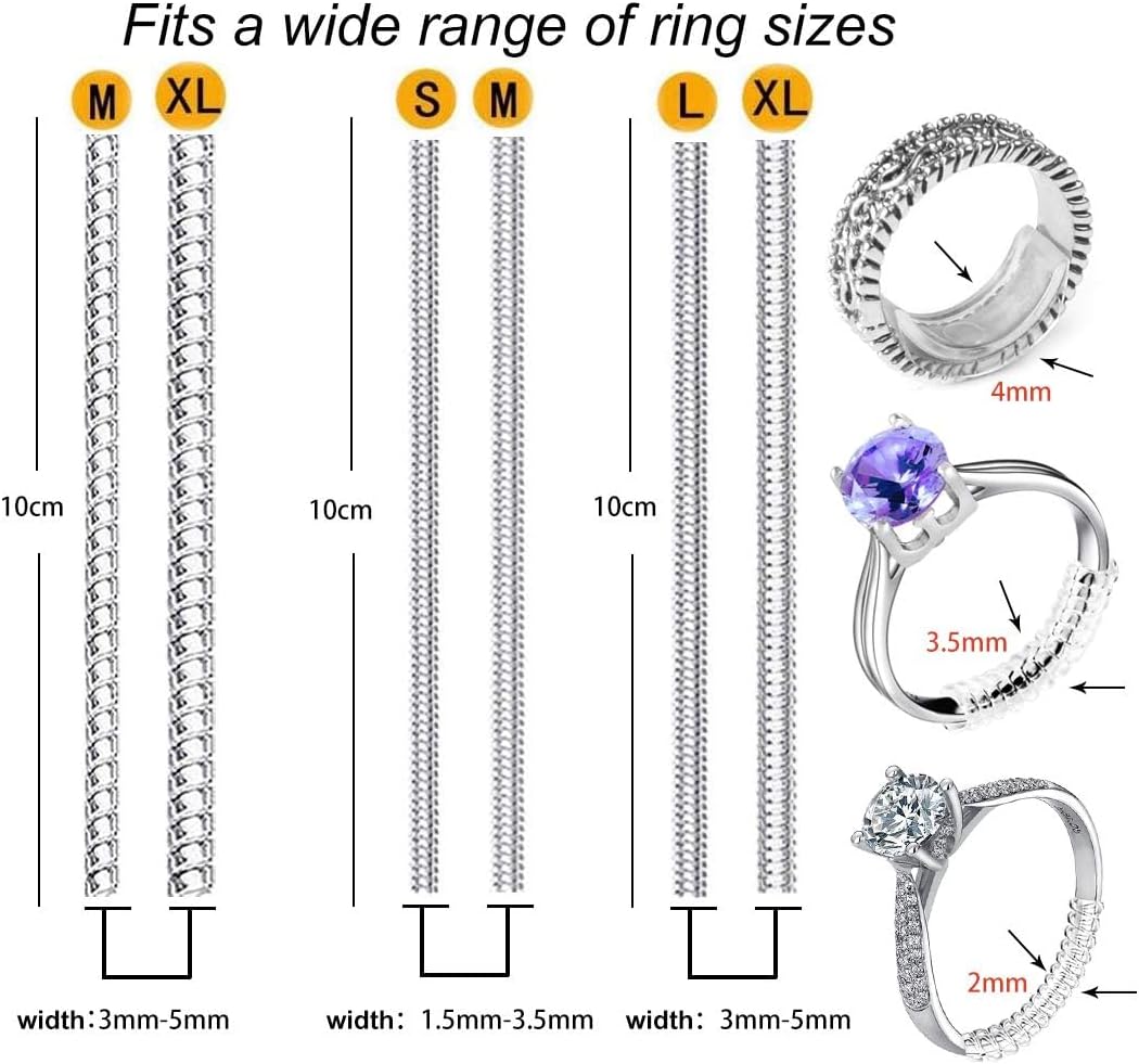 Ring Size Adjuster for Loose Rings  Ring Sizers Ring Spacers or Ring Tightener - Invisible Ring Guards
