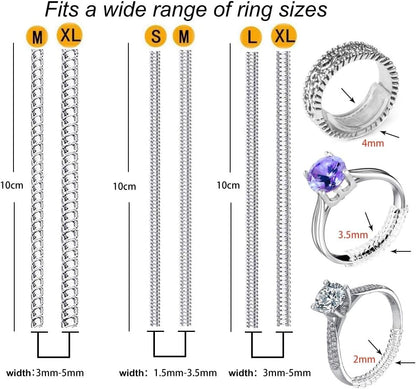 Ring Size Adjuster for Loose Rings  Ring Sizers Ring Spacers or Ring Tightener - Invisible Ring Guards