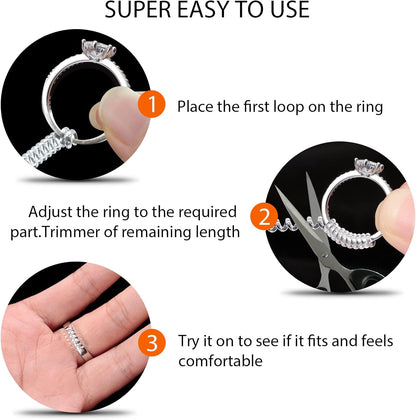 Ring Size Adjuster for Loose Rings  Ring Sizers Ring Spacers or Ring Tightener - Invisible Ring Guards